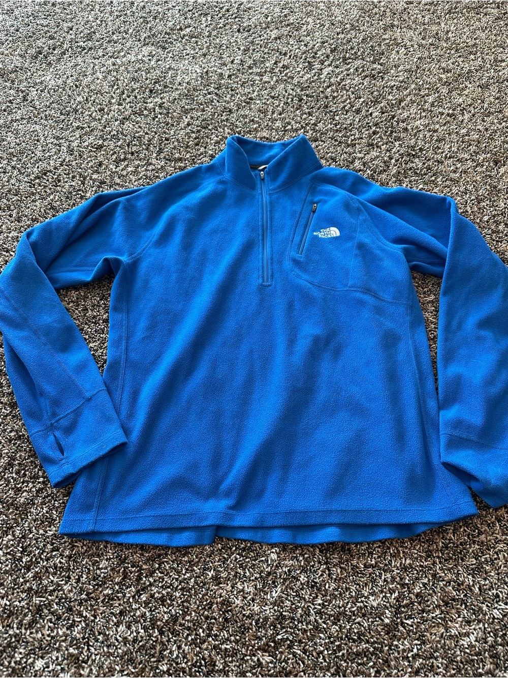 The North Face Royal Blue Half-Zip Fleece Pullover